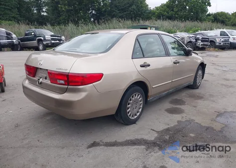 2005 Honda Accord 2.4 Dx из США, поврежденный, VIN 1HGCM56125A183354